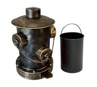 Genérico Cubo De Basura - De Basura De Gran Capacidad Con Diseño De Hidrante Contra Incendios Y Pedal | Contenedor De - Para Uso En Exterior, Coche, Oficina, Hogar, Dormitorio Y Ducha