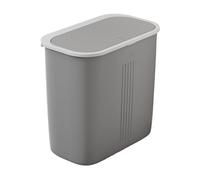 Genérico Cubo De Basura Estrecho Con Tapa | Cubo De Residuos Con Pulsador Para Baño,Cubo De Basura Con Tapa Y Control De Olores Sin Contacto Para Cocina Baño Dormitorio Lavandería