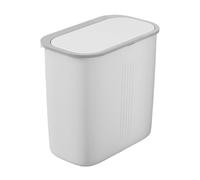Genérico Cubo De Basura Estrecho - Cubo De Residuos Con Pulsador Para Baño - Cubo De Basura Con Tapa Y Control De Olores Sin Contacto Para Cocina Baño Dormitorio Lavandería