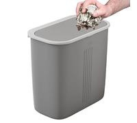Genérico Cubo De Basura Estrecho Para Baño - Cubo De Residuos Con Pulsador Para Baño - Cubo Antiolor Con Tapa Para Hogar Y Cocina