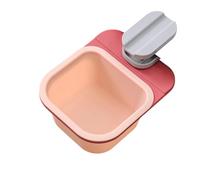 Genérico Cubo de Basura Mini - Clip de Enganche Giratorio Ahorrador de Espacio - Pequeña Papelera Con Abrazadera Para Mesa - para Cocina Salón Dormitorio Baño Encimera Estantería Hogar Apartamento