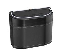 Genérico Cubo De Basura Para Coche - Porta Residuos Automotriz Con Luz Táctil - Contenedor Antiolores Para Pick Ups Camiones Autocaravanas Taxis Viajes