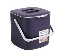 Genérico Cubo de Basura para Oficina - Papelera de Escritorio con Tapa,Mini Cubo de Basura portátil,para Oficina Hogar Cocina Dormitorio Aseo Habitación Bebé Tocador Mesilla