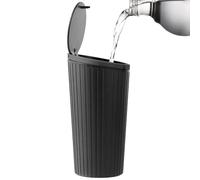 Genérico Cubo de basura para portavasos de coche - Portavasos para contenedor de basura automático - Contenedor de para accesorios de interior de coche para camión, RV, SUV y de viaje