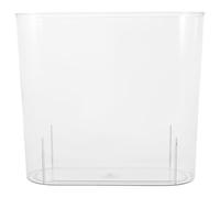 Genérico Cubo de Basura Pequeño Transparente sin Tapa para Hogar, Baño y Dormitorio, Plástico Resistente 31.5x14x28.5 Cm, Papelera Delgada y Práctica para Oficina y Cocina
