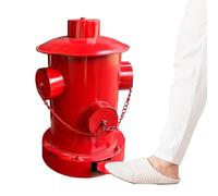 Genérico Cubo De La Basura Con Tapa | De Basura De Gran Capacidad Con Diseño De Hidrante Contra Incendios Y Pedal,Cubo De Para Cocina - Para Exterior Coche Oficina Hogar Dormitorio Y Cuarto De Baño