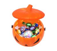 Genérico Cubo Trick Oro Trata Cubo Festivo Bolsas Con Luz Y Sonido | Bolsas Trick Oro Treat Brillante para Gourmandies de Fiesta Regalos Niñas Navidad Hogar Exterior Porche
