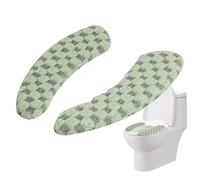 Generico Cubreasiento de inodoro grueso y elástico - Cubre toallero WC, lavable y reutilizable con gancho y de doble cara, para cómoda, dormitorio doméstico, apartamento, hotel
