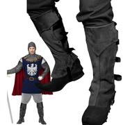 Genérico Cubrebotas Para Disfraz - Cubrebotas De Caballero Ajustables - Para Cosplay Fiestas Góticas Renacimiento Festivales Escenarios