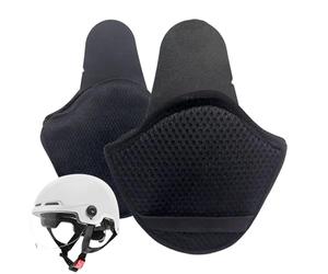 Generico Cubreorejas para casco - 1 par de almohadillas para las orejas para moto, calentador de orejas a prueba de viento extraíbles, reducción de ruido y protección contra el frío | Ligeros y