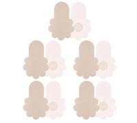 Genérico Cubrepezones para Mujeres,5 Pares Moldeador De Busto,Cubre Pezones para Mujeres para Entrenamiento - para Gimnasio Verano Natacion Yoga Fiesta En La Piscina Vestido De Noche Desplazamientos