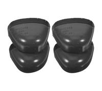 Genérico Cubrepuntas para Zapatos de Seguridad Laboral Unisex, Punteras de Plástico y Goma Antiperforación, Talla 44, 2 Pares para Protección contra Aplastamientos en Entorno Industrial