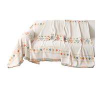 Genérico Cubresofá Boho | 300x180 cm Cubierta Reversible Protectora para Loveseat - para Sofá en Forma de L - para Dueños de Perros, Sala, Dormitorio, Oficina, Hogar, Hotel y Restaurante