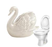 Generico Cubretornillos para inodoro, estético, moderno de cerámica - Cubrepernos para base de agua, para decoración de baño, lavabo, apartamento, oficina