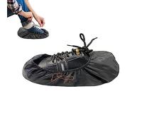 Generico Cubrezapatos de bolos - Cubrezapatos profesionales negros antideslizantes y repelentes a la suciedad, fundas elásticas antideslizantes impermeables para zapatillas y zapatos casuales, naranja