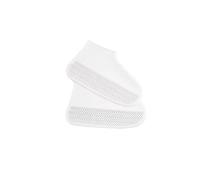 Genérico Cubrezapatos de silicona impermeables S/M/L Botas lluvia antideslizantes reutilizables Protector zapatillas unisex Apto para días lluviosos(White,S(26-34))