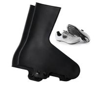 Generico Cubrezapatos para bicicleta - 1 par a prueba de viento térmico antideslizante - para tacos de bicicleta de invierno unisex para moto, scooter, lluvia, nieve, clima frío, hombres y