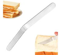 Genérico Cuchillos para mantequilla de acero inoxidable,Esparcidor de mantequilla de acero inoxidable | Cuchillos para esparcir | Esparcidor multifuncional apto para lavavajillas, utensilios de coc