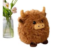 Genérico Cuddly Bovine - Soothing Stuffed Toy for | Industrial Strength Seaming with Velvet Texture & Weighted Base for Bedside Decor, Nursery Themes, Relaxation and Stress Relief