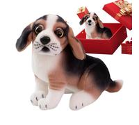 Genérico Cuddly Dog Plush - Adorable Puppy Model for Teens | with Gentle Texture, Realistic Stuffed Animal, Living Room Office Car, Decorative Companion for Children Adults Teachers