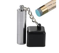 Genérico Cue Chalk Holder - Protective Pool Cue Scuffer, Billiard Chalk Storage Case, Cues Tip Maintenance Tool, Accessory Holder, Durable Game Room Training Equipment for Billiard Enthusiasts