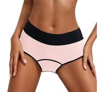 Genérico Cuecas Mulher AlgodãoBragas de Mujer Cómodas y Versátiles con Diseño a para Uso Diario y Todas Las Estaciones (Beige, L)