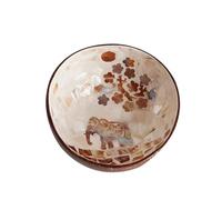 Genérico Cuenco de coco natural for ensaladas y postres, ideal como decoración for la cocina Para cocinas y comedores(Color07)