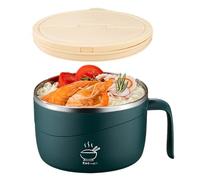 Genérico Cuencos para Fideos con Palillos | 1200 ml Tazones de Sopa Anti-quemaduras,Resistente al Calor Tazón de Fideos,para Cocina Arroz Pho Pasta Avena Gumbo Ensalada Hogar Universidad
