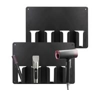 Generico Cuento De Almacenamiento Clipper - Soporte De Pared De Robusto, Organizador De Cabello | Juego De 2 Soportes De Con 4 Ranuras Diseño, De Espacio Práctico Para Los Equipos