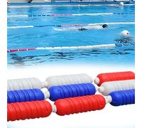 Genérico Cuerda de Seguridad de Alta flotabilidad para Piscinas - Cuerda de Seguridad de Acero Inoxidable con flotadores - Kit Divisor de carriles Duradero para Piscinas privadas, (tamaño: 115 pies)