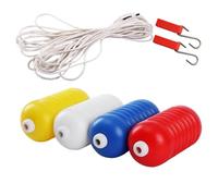 Genérico Cuerda de Seguridad para Piscina (16 a 100 pies) con 4 Boyas, Divisor Duradero para competencias y Entrenamientos comerciales, marcadores de carriles para Mayor Seguridad.