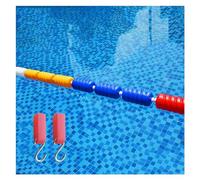 Genérico Cuerda de Seguridad para Piscina con flotadores: Separador de carriles de natación de Alta Visibilidad para Piscinas públicas y privadas, Disponible en Longitudes de 5 a 55 m, línea de Boyas