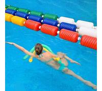 Genérico Cuerda de Seguridad para Piscina de 4,9 m, 9,1 m y 11,9 m - Línea divisoria Flotante con 5 flotadores de Colores, Barrera para Piscinas Interiores y Exteriores para una separación Segura, ca