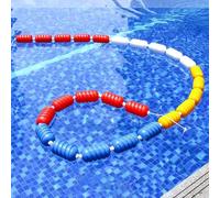 Genérico Cuerda de Seguridad para Piscina - Divisor de Polietileno Duradero para Zonas Profundas y Poco Profundas, Ideal para baños al Aire Libre, Ideal para Zonas peligrosas, Incluye boya.