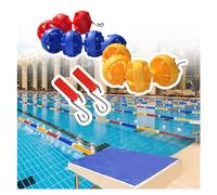 Genérico Cuerda de Seguridad para Piscinas: boya de 22 m para Separar carriles, Divisor de Piscina de plástico Duradero, Ideal para Entrenamiento de natación y gestión de Seguridad.