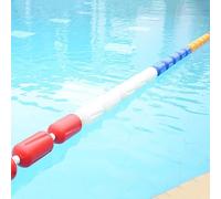 Genérico Cuerda de Seguridad para Piscinas comerciales - Línea de señalización Flotante Resistente a Las Olas para niños y Adultos - 6 cm de diámetro, 5 m/16 pies en Colores Azul, Blanco, Rojo y amar