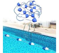 Genérico Cuerda Flotante de Seguridad para Piscinas de 6,5/10/13/20/26/30 pies: divisores de Carril duraderos y portátiles para Piscinas, boya de Seguridad de fácil instalación para Piscinas enterrad