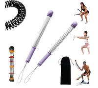 Genérico Cuerdas De Combate Ajustables Sin Cuerda, Silenciosas Y Compactas for Entrenamiento De Cuerpo Completo. Equipo De Ejercicio Portátil for HIIT con Bolsa De Almacenamiento Y Muñequera(Purple)