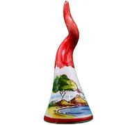 Generico Cuerno de la suerte napolitano de cerámica pintado a mano - Scaramanza y decoración casa - Decoración típica Nápoles con vista al Vesubio - Regalo artesanal fabricado en Italia