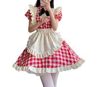 Genérico Cuerpo Disfraz de Halloween Vestido de escenario Disfraz Oktoberfest Escultura Vestido de mujer Primeras Lecciones Cuento Medieval Libro 1 (Red, XXXL)