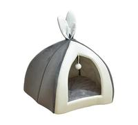Generico Cueva Del Gato Caliente - Capullo Para Mascotas, Gatito Fuzzy | Use Ampliamente La Cama De Siesta Cubierta Con Juguete De Esfera, Gato Para El Sofá De Esquina,