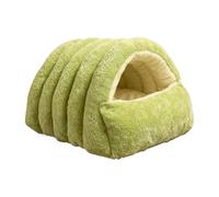 Genérico Cueva Gato - Invierno Cálido Plegable Casa | Suave Esponjosa Gatito Dormir, Calmante Mascotas Tienda Iglú Recinto, Interior Cachorro Conejo Guarida con Térmico Algodón Acolchado
