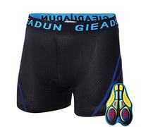 Genérico Culotte Ciclismo Hombre,Culotte Ciclismo Mujer Actualizar Pantalones Cortos de Ciclista Ciclismo Ropa Interior 20D del Gel cojín a Prueba Golpes Underpant Bicicletas Bici(L)