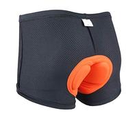 Genérico Culotte Ciclismo Hombre,Culotte Ciclismo Mujer Ciclismo 5D Gel Pad Mountain Bike MTB pantalón Corto Camino de la Bicicleta a Prueba Golpes Calzoncillos Cuesta Abajo(001 Sponge,XXL)