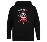 Genérico Cult of The Lamb Jersey con Capucha Negro Sudadera con Capucha Unisex