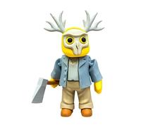 Genérico Cultista del Hacha - Figura articulada de 15 cm de la Colección Oficial 99 Noches en el Bosque - 99 Nights in The Forest - Cultista del Casco - Criaturas del Bosque - Niños Perdidos