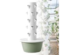 Genérico Cultivo Hidropónico Torre Vertical - Jardín Hidropónica Vertical para Cultivar Hierbas, Verduras Y Plantas en Casa- Jardinería Interior, Aeroponía,green-5-Layers