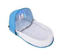 Genérico Cuna de Viaje | Plegable y Reutilizable con Barra de Juguetes - Cama de Viaje para Niños Pequeños - para cumpleaños, Regalo de Madre, Picnic, Familia, Salidas urbanas