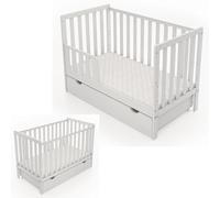 Genérico Cuna Lulu 120x60 con cajón y Kit de conversión (sin colchón) - Crece con tu Hijo