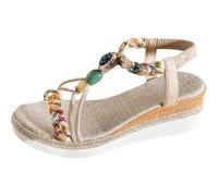 Genérico cuñas esparto Sandalias Mujer Verano Primavera Verano Alpargatas Mujer Cuña Plataforma Zapatos Esparto Zapatos de Tacón Vestir Elegantes Shoes Alpargatas cuñas